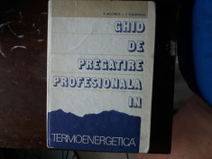 ghid de pregatire profesionala in termoenergetica bocanete foto