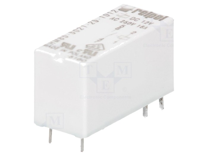 Releu electromagnetic 12V 16A, PCB