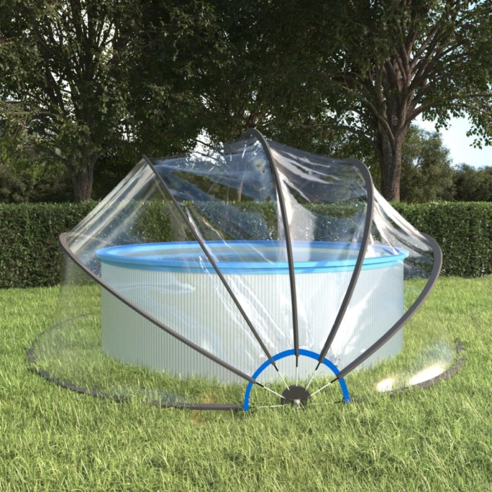 Cupolă pentru piscină, 500 x 250 cm