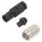 Conector M9 mamă 3-pini IP67