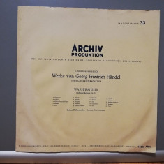 Handel – Watter Music /Orchetral Concert no 25 (1965/Deutsche/RFG) - VINIL/