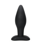 Dop Anal Tom Anal Plug, Medium, Silicon, Negru, Guilty Toys, Backdoor Pleasure