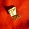 Insigna interbelica - Energetica , EM , metal si email , h=1,7cm