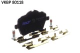 SKF VKBP 80118 set placute frana,frana disc