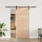 vidaXL Ușă glisantă Maro 80 x 208 cm Lemn masiv de pin 3381168