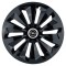 Set 4 capace roti Fox negru R16 Compatibil Cu Opel