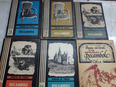 Rocambole - Ponson Du Terraille volumele 1 , 2, 3 , 4, 5 si Funia spanzuratului foto