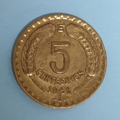 Chile - Moneda veche 5 Centesimos 1965
