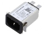 Conector AC soclu tată 15A 250VAC IEC 60320
