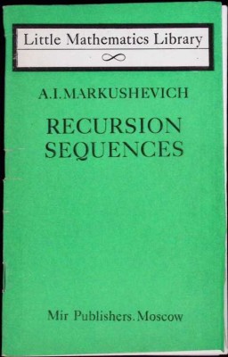 RECURSION SEQUENCES-A. I. MARKUSHEVICH-259730 foto