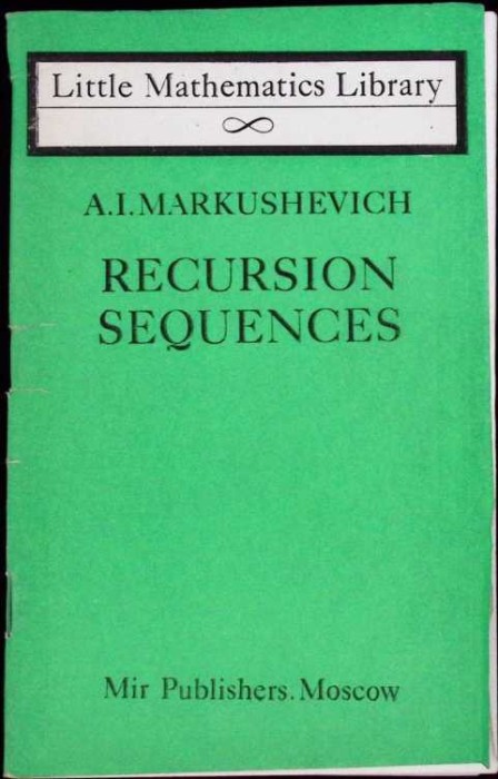 RECURSION SEQUENCES-A. I. MARKUSHEVICH-259730
