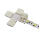 Conector X de 10mm pentru benzi LED de 1 culoare SMD5050 5630, Oem