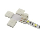 Conector X de 10mm pentru benzi LED de 1 culoare SMD5050 5630-Conținutul pachetului 1 Bucată, Oem