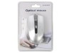 Mouse optic USB negru/argintiu cu cablu 1,35m, Gembird