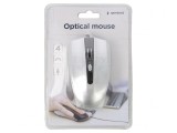 Mouse optic USB negru/argintiu cu cablu 1,35m, Gembird