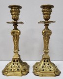 Pereche de sfesnice din bronz, cca. 1900
