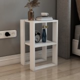Beistelltisch Thyholm 55x30x30 cm Wei&szlig; [en.casa] HausGarden Leisure