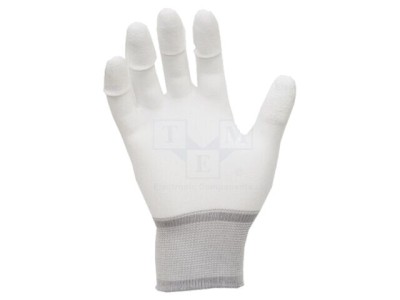 Mănuşi de protecţie ESD ANTISTAT XL 10set poliamidă 100M&amp;Omega; foto