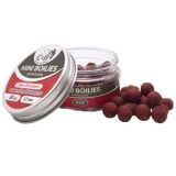 Mini Boilies C&amp;B Semisolubil, Krill, Rosu, 12mm, 60g