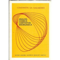 Analiza chimica cantitativa anorganica - Constantin Macarovici