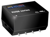 Convertor DC/DC 2W 15V cu protecție SCP, R2S8-1515