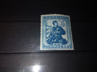 TIMBRE ROMANIA LP 372 1954 ZIUA AVIATIEI foto