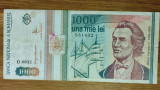 Romania - bancnota de colectie - 1000 lei 1993 - stare f buna - Mihai Eminescu