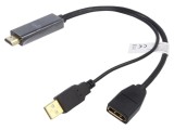 Adaptor DisplayPort la HDMI 0,2m neagră