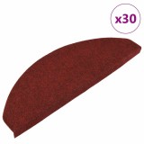 Gossi covorase scara autoadezive 30 buc rosu 65x22,5x3,5 cm