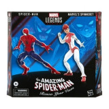 Marvel Legends Set 2 figurine articulate Spider-Man &amp; Spinneret (The Amazing Spider-Man) 15 cm, Hasbro