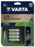 incarcator VARTA LCD Smart Plus CHARGER+4xAA 2100 mAh (57684101441)