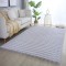 Covor Premium Belgian Model Blanita LOP 076, Efect 3D, Imitatie Blana Iepure, Marime 50 x 80 cm, Gri, Inaltime Fir 23 mm, Antiderapant, Antialergic, P