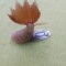 Pupaza, figurina sculptata in corn