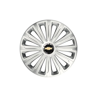 Set 4 capace roti Cu Inel Cromat Trend R16 pentru gama auto Chevrolet foto