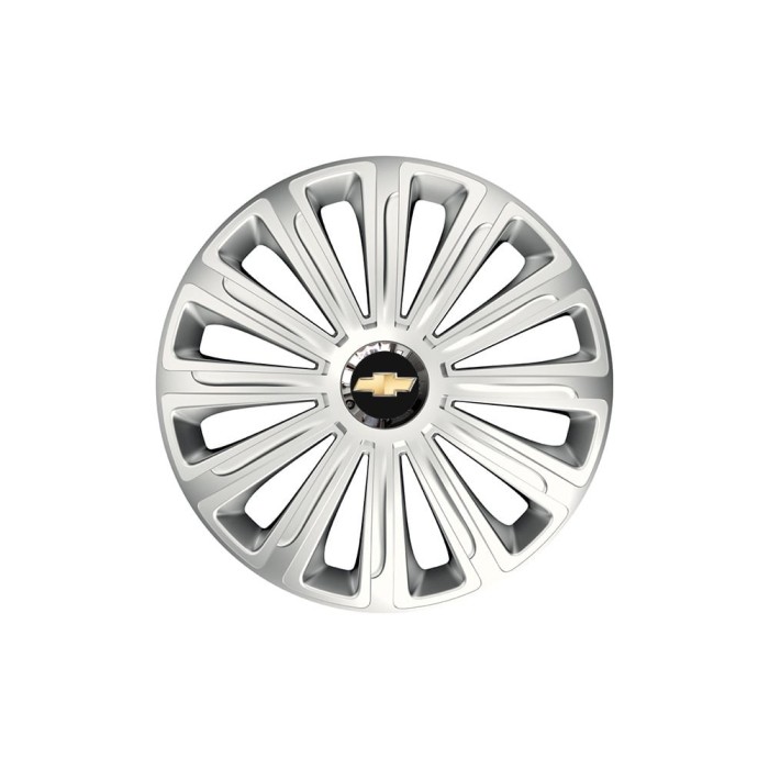 Set 4 capace roti Cu Inel Cromat Trend R16 pentru gama auto Chevrolet