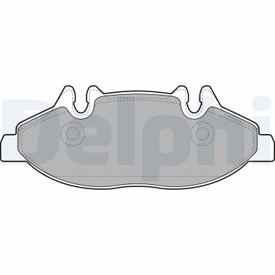 DELPHI LP1947 set placute frana,frana disc foto