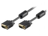 Cablu D-Sub 15pin HD 15m Negru, Goobay