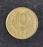Moneda 10 centesimos 1960 Uruguay