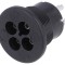 Conector Circular Mamă 3 PIN Cositorit 3A