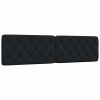 VidaXL Pernă pentru tăblie de pat, negru, 200 cm, material textil 4019242
