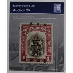 MURRAY PAYNE LTD , AUCTION 25 , CATALOG DE LICITATIE FILATELICA , 2016