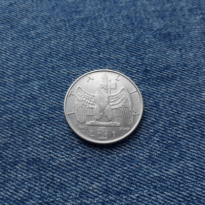 1 Lira 1940 Italia foto