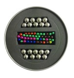 Puzzle Magnetic Antistres 58 Bile Metalice Multicolor, Coordonare Mana-Ochi, 10+ Ani, Fete/Baieti