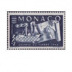 Monaco 1946 - ziua marcii postale, neuzata