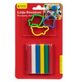 Set Plastilină, Little President, 9 Piese, Multicolor, Forme Animale, Non-Toxic