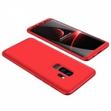 Husa protectie pentru Samsung Galaxy S9 Rosu Fullbody acoperire completa 360 grade cu folie de protectie gratis