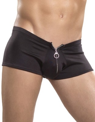 Boxeri Zipper Short Negru S/M foto