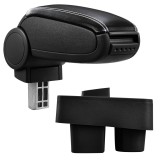 [pro.tec] Marca specifica pentru cotiera auto &Scaron;koda Roomster / &Scaron;koda Fabia II - cotiera auto - cu compartiment pentru depozitare - imitatie piele - ne