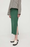 By Malene Birger fusta culoarea verde, midi, drept