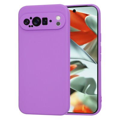 Husa silicon Google Pixel 9 Pro XL Techsuit SoftFlex, mov foto